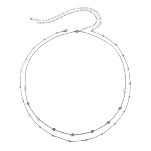 Circle Charm Bead Double Belly Chain - Perimade & Co.