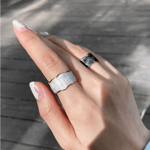 Color Enamel Ocean Sea Wave Statement Ring - Perimade & Co.