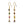 Color Gemstone Dangle Statement Earrings - Perimade & Co.