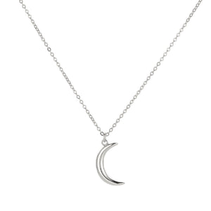 Crescent Moon Charm Pendant Necklace - Perimade & Co.