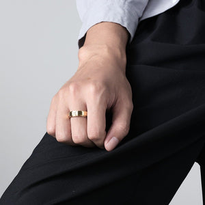 Cross Anxiety Fidget Spinner Band Ring - Perimade & Co.