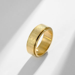 Cross Anxiety Fidget Spinner Band Ring - Perimade & Co.