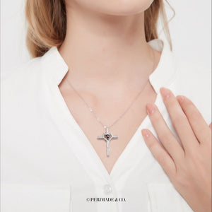 Cross Custom Photo Projection Necklace - Perimade & Co.