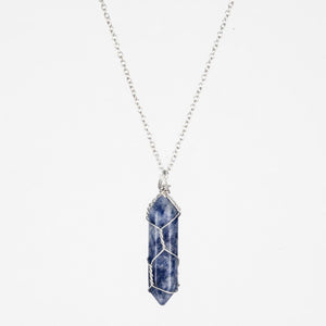 Crystal Raw Stone Healing Pendant Necklace - Perimade & Co.