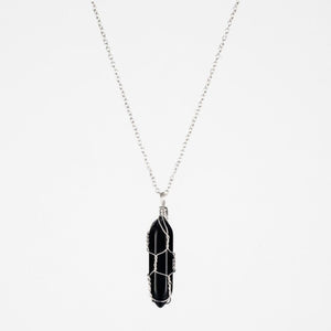 Crystal Raw Stone Healing Pendant Necklace - Perimade & Co.