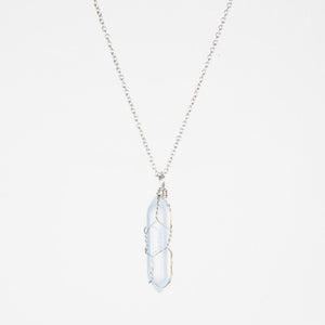 Crystal Raw Stone Healing Pendant Necklace - Perimade & Co.