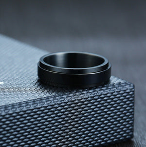 Custom 6mm Anxiety Fidget Spinner Ring - Perimade & Co.