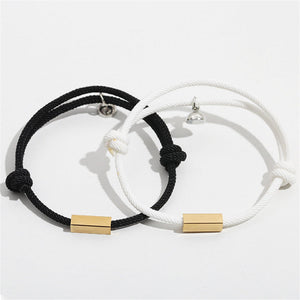 Custom Magnetic Couple Matching Rope Bracelet - Perimade & Co.