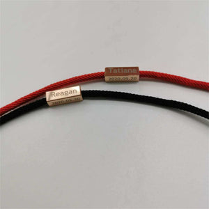 Custom Magnetic Couple Matching Rope Bracelet - Perimade & Co.