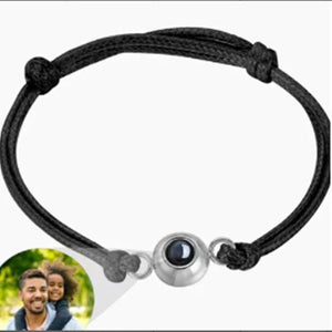 Custom Photo Projection Rope Bracelet - Perimade & Co.