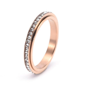 Custom Slim Anxiety Fidget Spinner Ring - Perimade & Co.