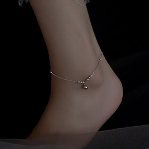 Dainty Bell Bead Charm Ankle Bracelet Anklet - Perimade & Co.
