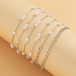 Dainty Boho Pearl Bead Waist Belly Chain - Perimade & Co.