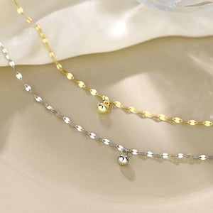 Dainty Gold Ball Charm Ankle Bracelet Anklet - Perimade & Co.