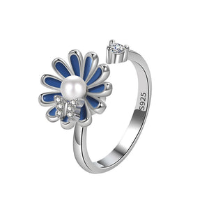 Daisy Flower Anxiety Fidget Spinner Ring - Perimade & Co.