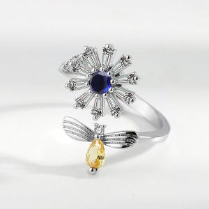 Daisy Flower Anxiety Fidget Spinner Ring - Perimade & Co.