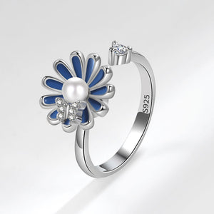 Daisy Flower Anxiety Fidget Spinner Ring - Perimade & Co.