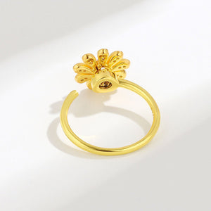 Daisy Flower Anxiety Fidget Spinner Ring - Perimade & Co.