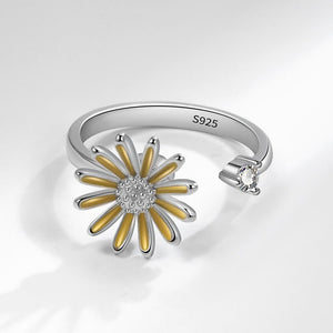Daisy Flower Anxiety Fidget Spinner Ring - Perimade & Co.