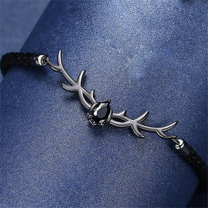 Deer Antler Matching Couple Rope Bracelet - Perimade & Co.