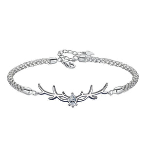 Deer Antler Matching Couple Rope Bracelet - Perimade & Co.
