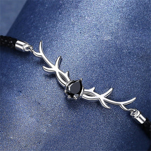 Deer Antler Matching Couple Rope Bracelet - Perimade & Co.