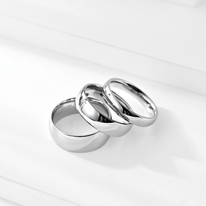 Classic Stainless Steel Couple Band Ring