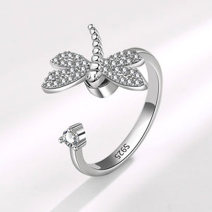 Dragonfly Anxiety Fidget Spinner Ring - Perimade & Co.