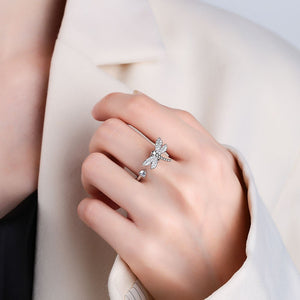 Dragonfly Anxiety Fidget Spinner Ring - Perimade & Co.