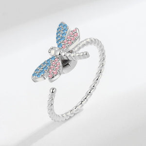 Dragonfly Fidget Spinner Statement Ring - Perimade & Co.