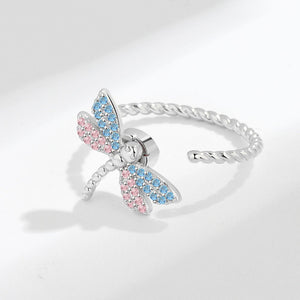 Dragonfly Fidget Spinner Statement Ring - Perimade & Co.
