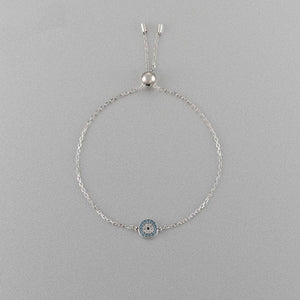 Evil Eye Crystal Charm Stacking Bracelet - Perimade & Co.