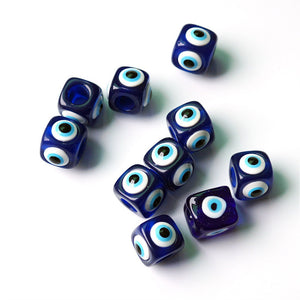 Evil Eye Cube Bead Phone Bracelet Charm - Perimade & Co.