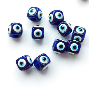 Evil Eye Cube Bead Phone Bracelet Charm - Perimade & Co.