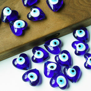 Evil Eye Nazar Heart Phone Necklace Charm - Perimade & Co.