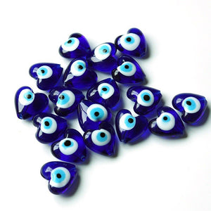Evil Eye Nazar Heart Phone Necklace Charm - Perimade & Co.