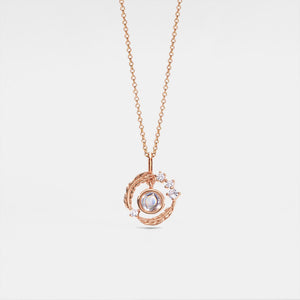 Feather Custom Photo Projection Necklace - Perimade & Co.