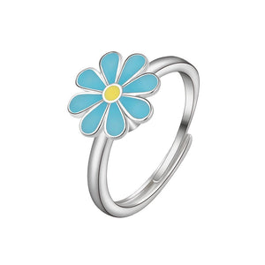 Flower Anxiety Fidget Spinner Stacking Ring - Perimade & Co.