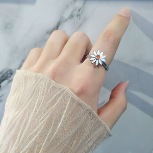 Flower Anxiety Fidget Spinner Stacking Ring - Perimade & Co.