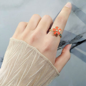 Flower Anxiety Fidget Spinner Stacking Ring - Perimade & Co.