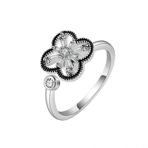 Four Leaf Clover Anxiety Fidget Spinner Ring - Perimade & Co.