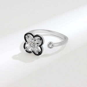 Four Leaf Clover Anxiety Fidget Spinner Ring - Perimade & Co.
