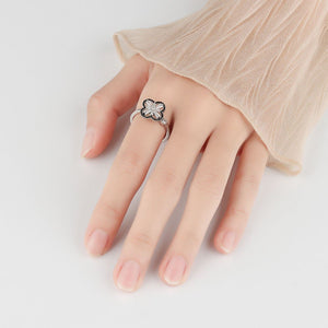 Four Leaf Clover Anxiety Fidget Spinner Ring - Perimade & Co.