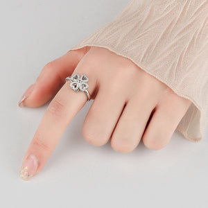 Four Leaf Clover Fidget Spinner Ring - Perimade & Co.