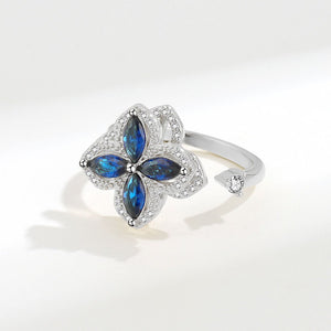 Four Leaf Clover Fidget Spinner Stacking Ring - Perimade & Co.