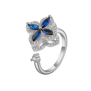 Four Leaf Clover Fidget Spinner Stacking Ring - Perimade & Co.