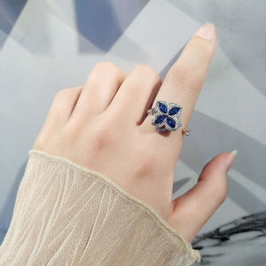 Four Leaf Clover Fidget Spinner Stacking Ring - Perimade & Co.