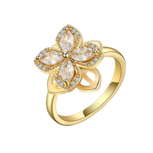 Four Leaf Clover Fidget Spinner Statement Ring - Perimade & Co.