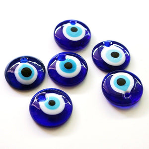Glass Evil Eye Nazar Phone Necklace Charm - Perimade & Co.