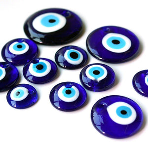 Glass Evil Eye Nazar Phone Necklace Charm - Perimade & Co.